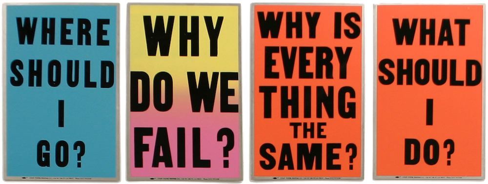 Poster Object (Four Works), 1988