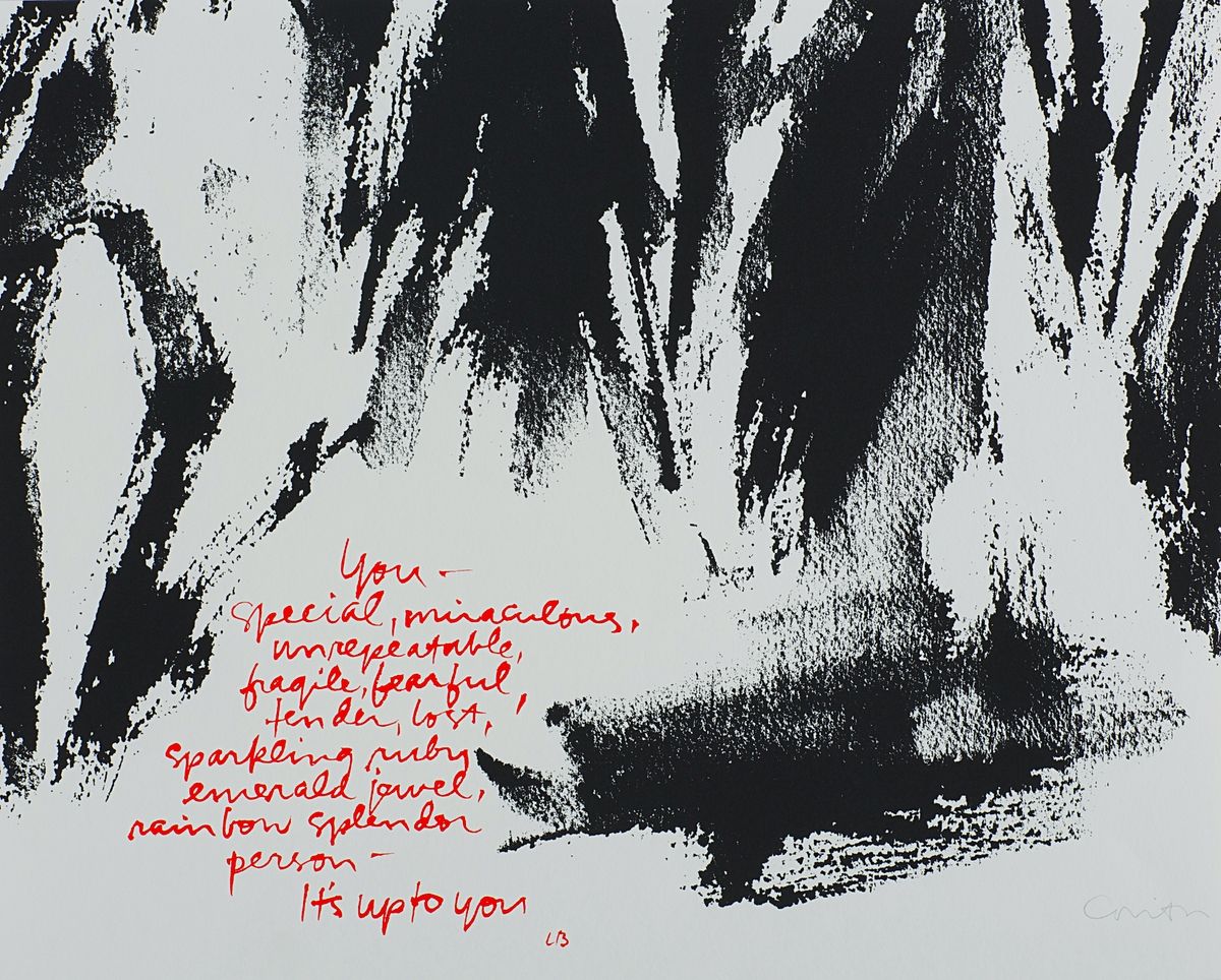 Corita Kent It's Up To You, 1981