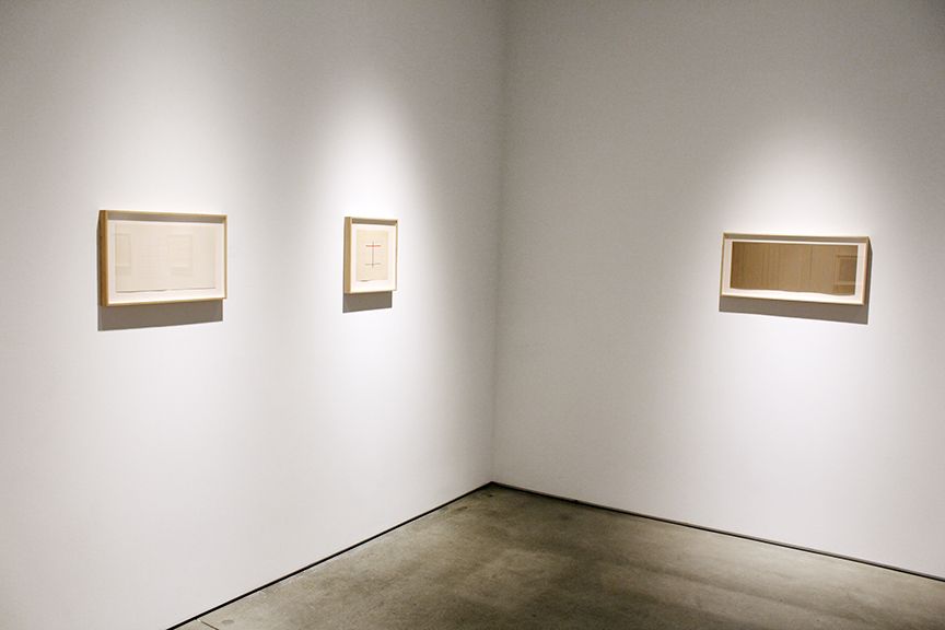 Robert Barry, Paintings and Works on Paper from the 1960s, installation view