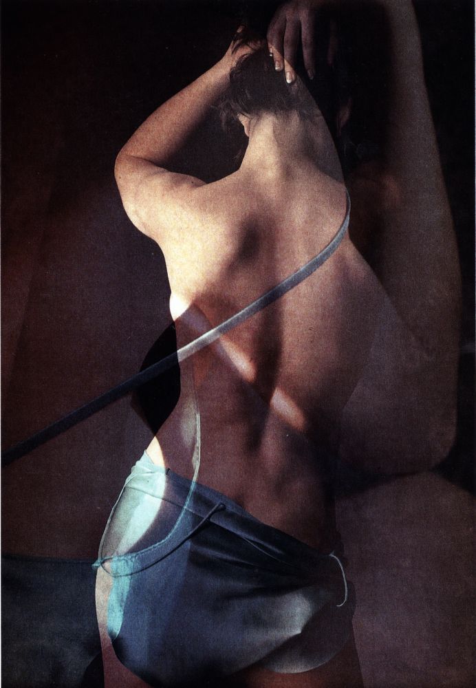 PP/Two Women, 1990 Dye bleach print from photogram 14 x 11 Inches
