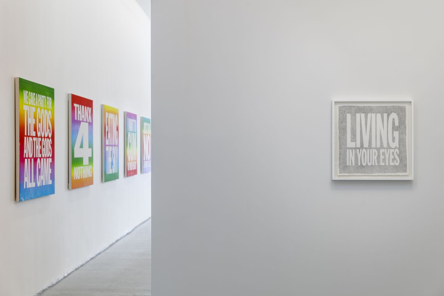 Installation view of Space Forgets You at Elizabeth Dee Gallery, 2015
