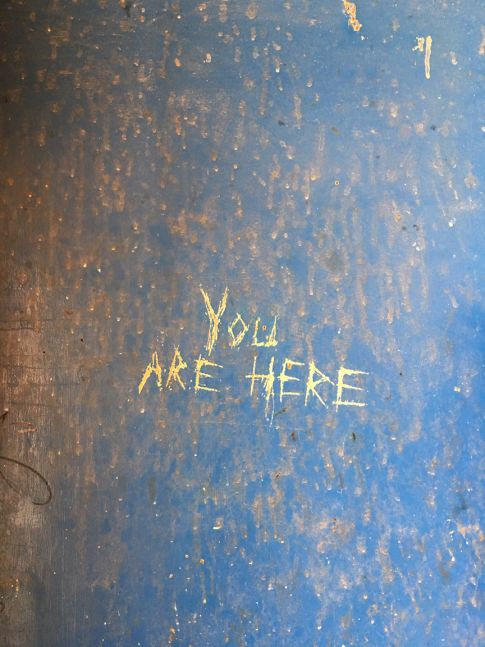 "You are here," Desert Center, California, 2007