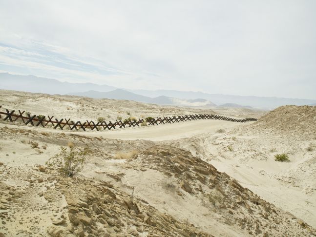 Normandy Wall Near Ocotillo, California, 2015