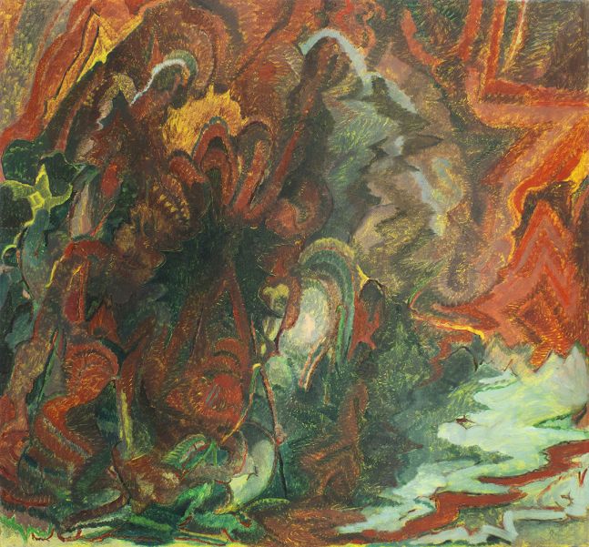 Untitled, 2020 Oil on canvas 40 1/4 x 43 1/2 inches
