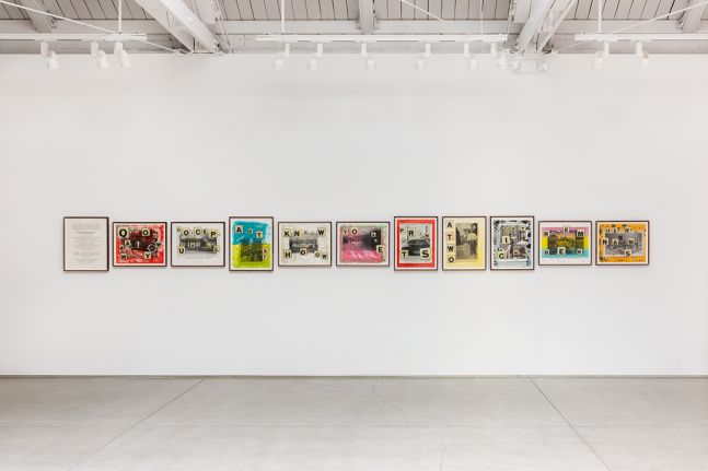 Allen Ruppersberg What a Strange Day it has Been, installation view