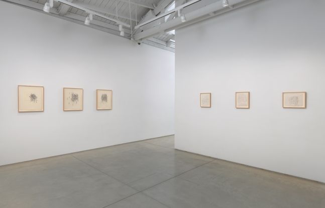 Craig Kauffman Drawings from 1958-9, installation view