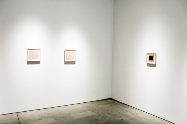 Robert Barry, Paintings and Works on Paper from the 1960s, installation view