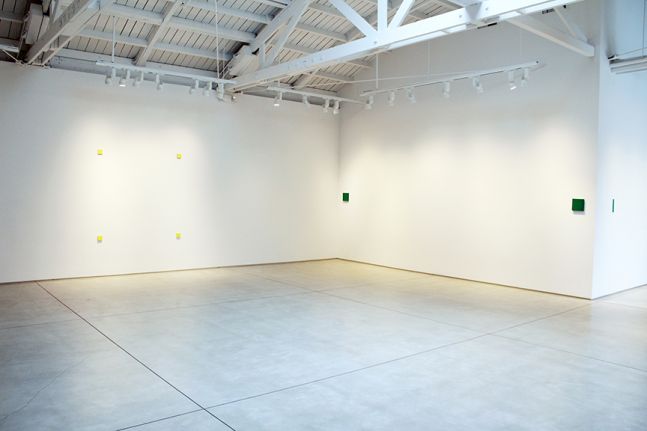 Robert Barry, Paintings and Works on Paper from the 1960s, installation view