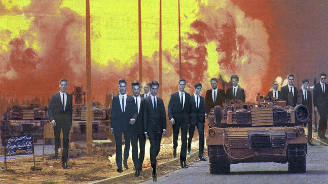 Martha Rosler Invasion, from the series "House Beautiful: Bringing the War Home, New Series", 2008