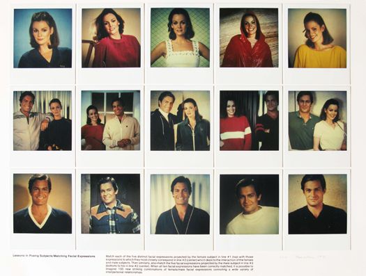 Lessons in Posing Subjects: Matching Facial Expressions, 1981