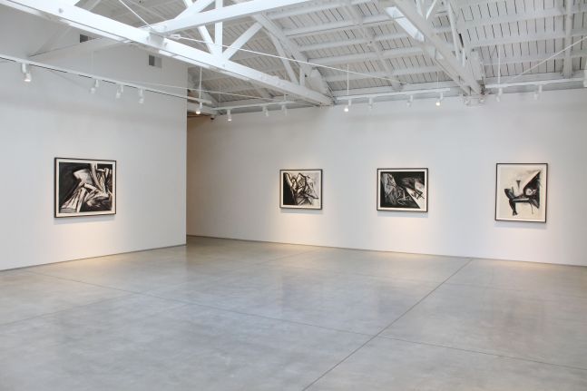 Jay DeFeo Paintings on Paper 1986 - 1987, installation view