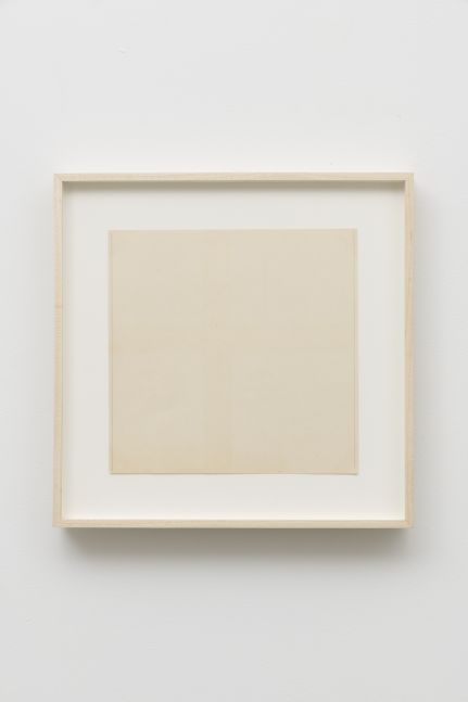 Untitled (two light vertical pencil lines), 1967