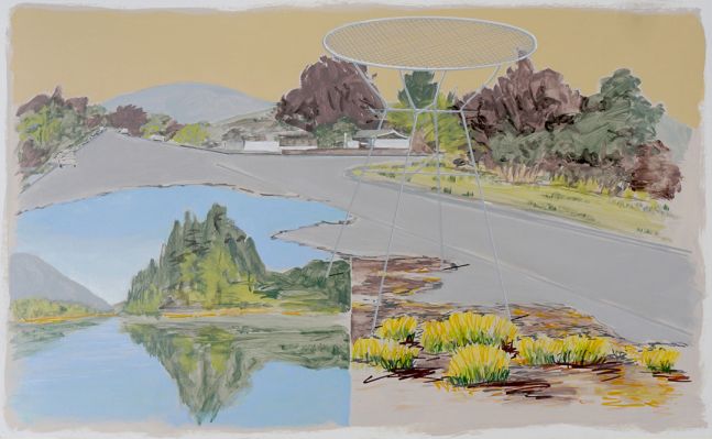 Island, Street, Table, Bushes, 2020