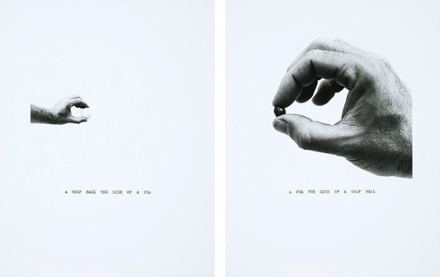 Size of a Pea, Size of a Golf Ball, c. 1970/printed 2012