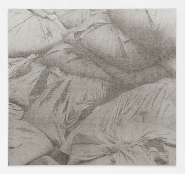 Helène Aylon Sand Sac Portrait 6, 1981