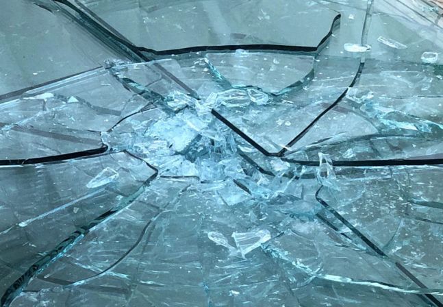 Barry Le Va, Shattered Off Center (detail), 1968-71/2020