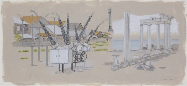 William Leavitt, Tract row, substation, temple, 2020