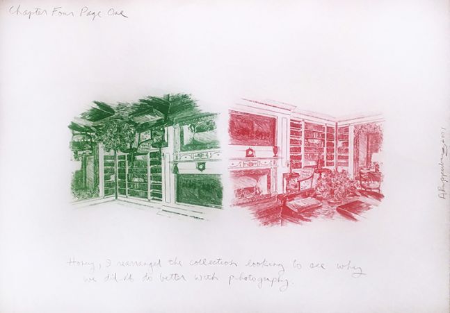 Honey, I rearranged the collection looking to see why we did it better with photography, 2001