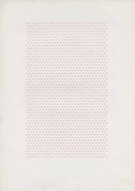 Irma Blank Eigenschriften, Pagina 86, 1970