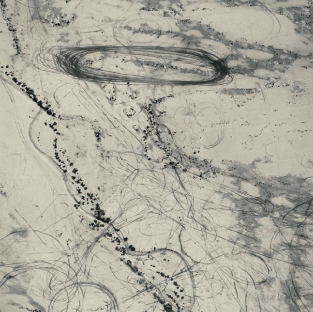 Off Road Traffic Pattern, Along the Northwest Shore of the Great Salt Lake, Utah, 1988