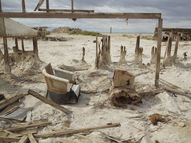 Computer and Chair, Bombay Beach, California, 2011