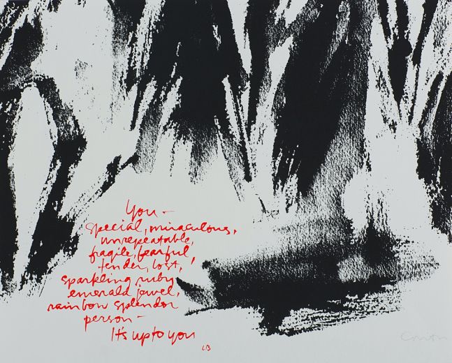 Corita Kent It's Up To You, 1981
