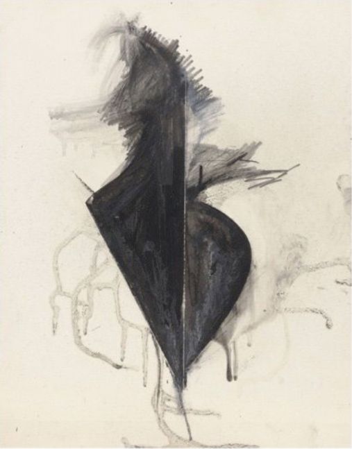 Jay DeFeo, Untitled (Shoetree series), 1977