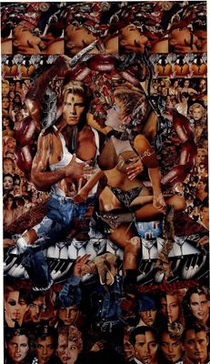 Shiva and Parvotti seated, Embracing and their Son, Ganesha, 1991