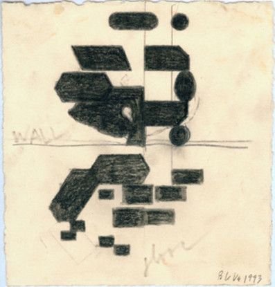Untitled (wall floor), 1993