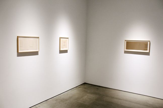 Robert Barry, Paintings and Works on Paper from the 1960s, installation view