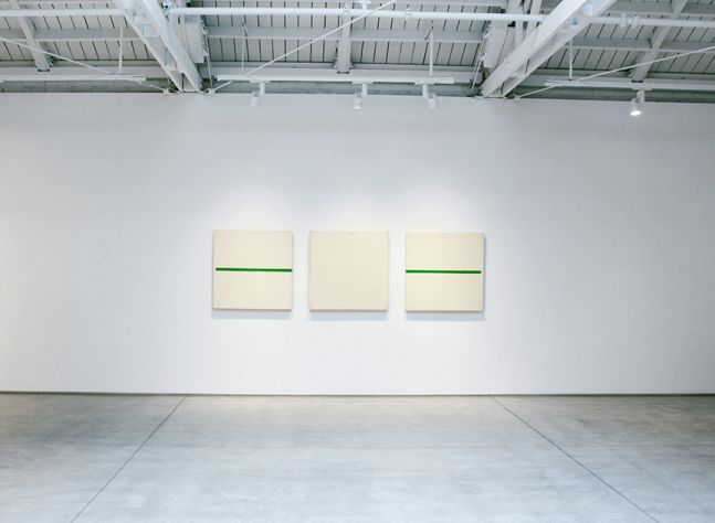 Robert Barry, Paintings and Works on Paper from the 1960s, installation view