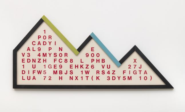 Guy de Cointet Lost at Sea ("...from a lagoon to another"), 1975