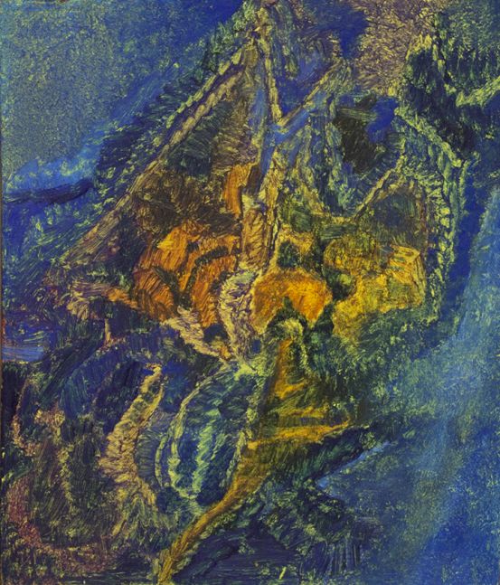 Untitled, 2020 Oil on wood panel 11 3/4 x 10 inches