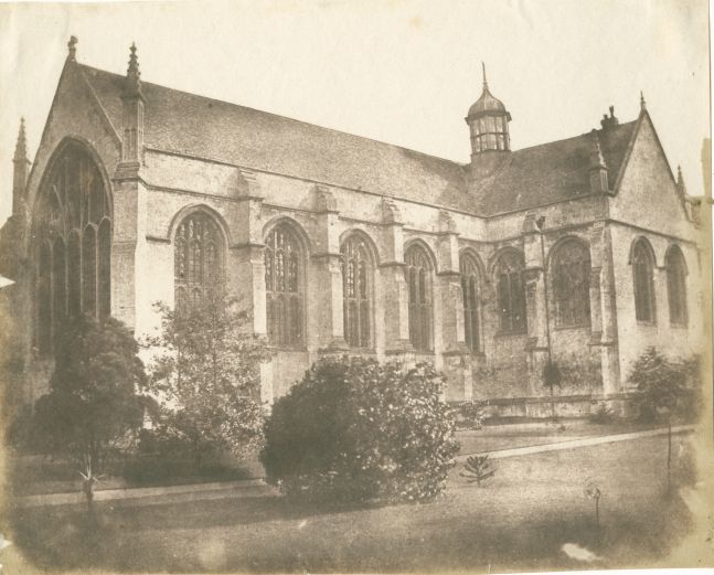 Nevil STORY-MASKELYNE (English, 1823-1911) Wadham College, Oxford Salt print from a paper negative 17.7 x 21.8 cm