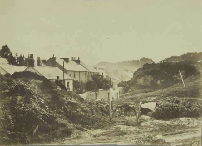 Captain Linnaeus TRIPE (English, 1822-1902) Devonport, Richmond Walk, England*, 1852-1854 Albumenized salt print from a waxed paper negative 23.9 x 33.4 cm mounted flush on card Signed "L. Tripe" in ink