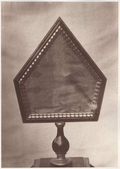 Louis-Auguste & Auguste-Rosalie BISSON (BISSON FRÈRES) (French, 1814-1876 & 1826-1900) Miter of St. Louis, Bishop of Toulouse, 1850s Albumen print from a collodion negative 34.3 x 24.1 cm