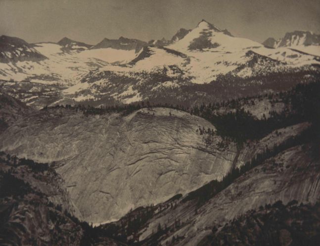 Alvin Langdon COBURN (English, born American, 1882-1966) In the High Sierra, Yosemite*, circa 1911 Coated platinum print 31.2 x 40.2 cm tipped onto 33.7 x 41.7 cm paper Inscribed "Acc. 67.157.8 (copy A)" in pencil on verso