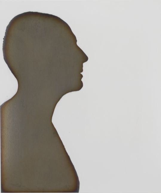 Adam FUSS (American, born in England, b. 1961) Untitled silhouette, 1997 Toned silver print from a photogram 59.7 x 49.5 cm Signed and dated "Adam Fuss, 1997" on label on verso
