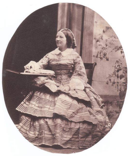 John Dillwyn LLEWELYN (Welsh, 1810-1882) Lady Emlyn (Sarah M. Cary Compton-Cavendish, d. 1881), 1850s Salt print from a collodion negative 7.7 x 8.9 cm, trimmed oval