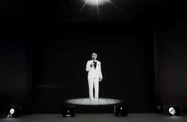 Ugo Rondinone's Thanx 4 Nothing for I ♥ John Giorno, Palais de Tokyo, 2015