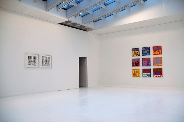 Installation view of Millions Of Stars Come Into My Heart, Welcome Home at Galerie du Jour agnès b., 2005