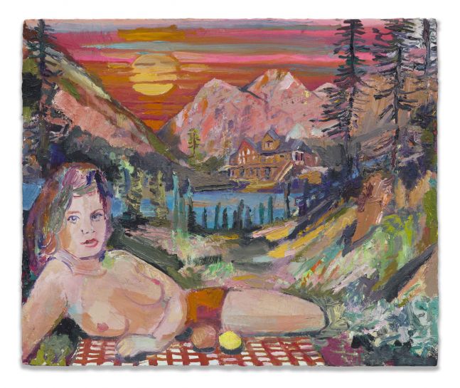 Elizabeth Huey, All Pink With Naked Joy, 2019