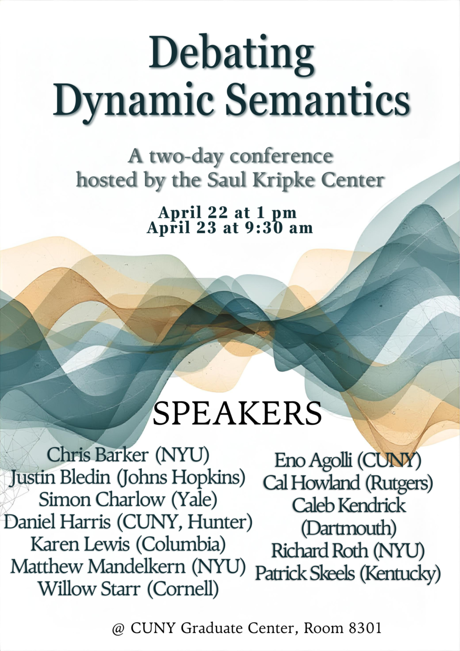 Dynamic Semantics Poster