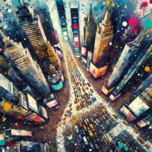 Abstract Expressionism, Times Square