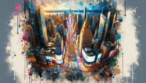 Action Painting, Times Square