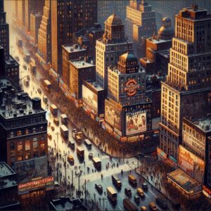 Ashcan School, Times Square