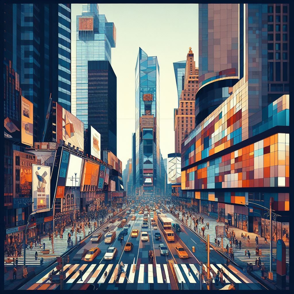 Constructivism, Times Square, thin prompt