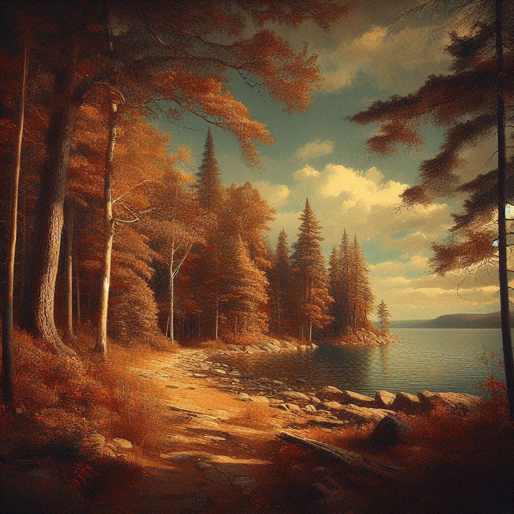 Mannerism, Lake Kenogamissi, thin prompt