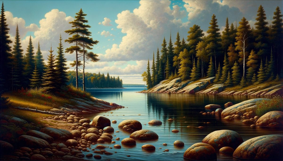 New Objectivity, Lake Kenogamissi, thick prompt