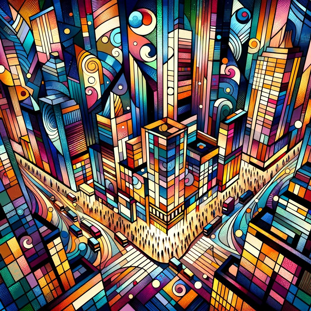 Orphism, Times Square, thick prompt
